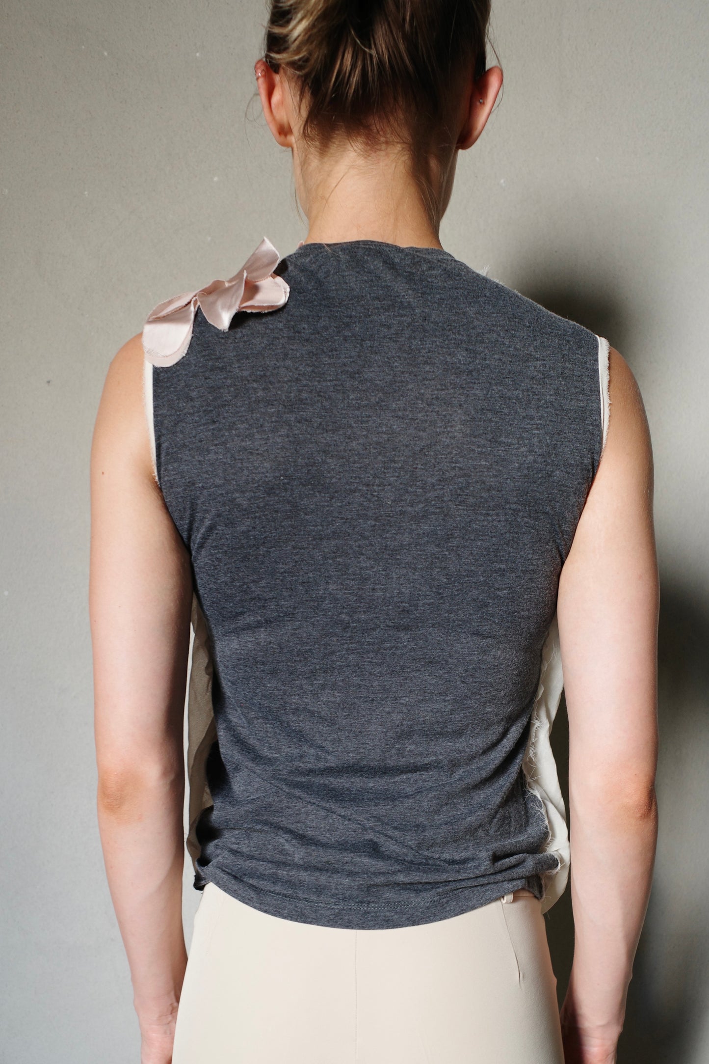 LANVIN F/W 2004 SILK FLOWER TOP