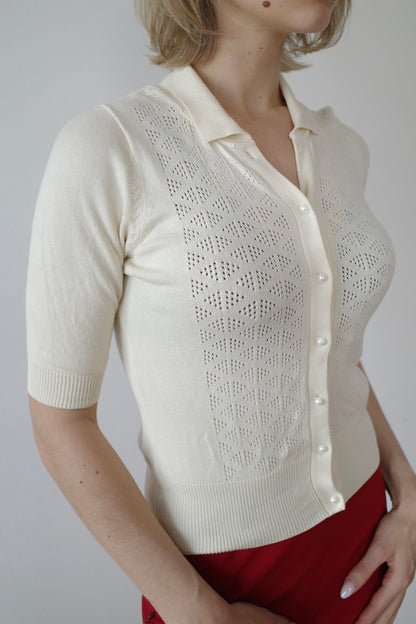 ITALIAN RETRO KNIT POLO