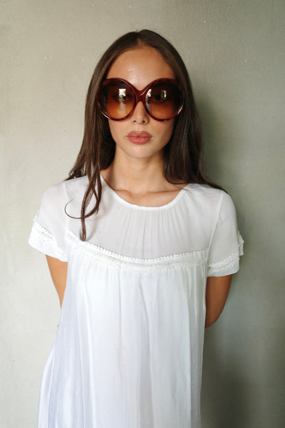 PURE SILK BABYDOLL DRESS