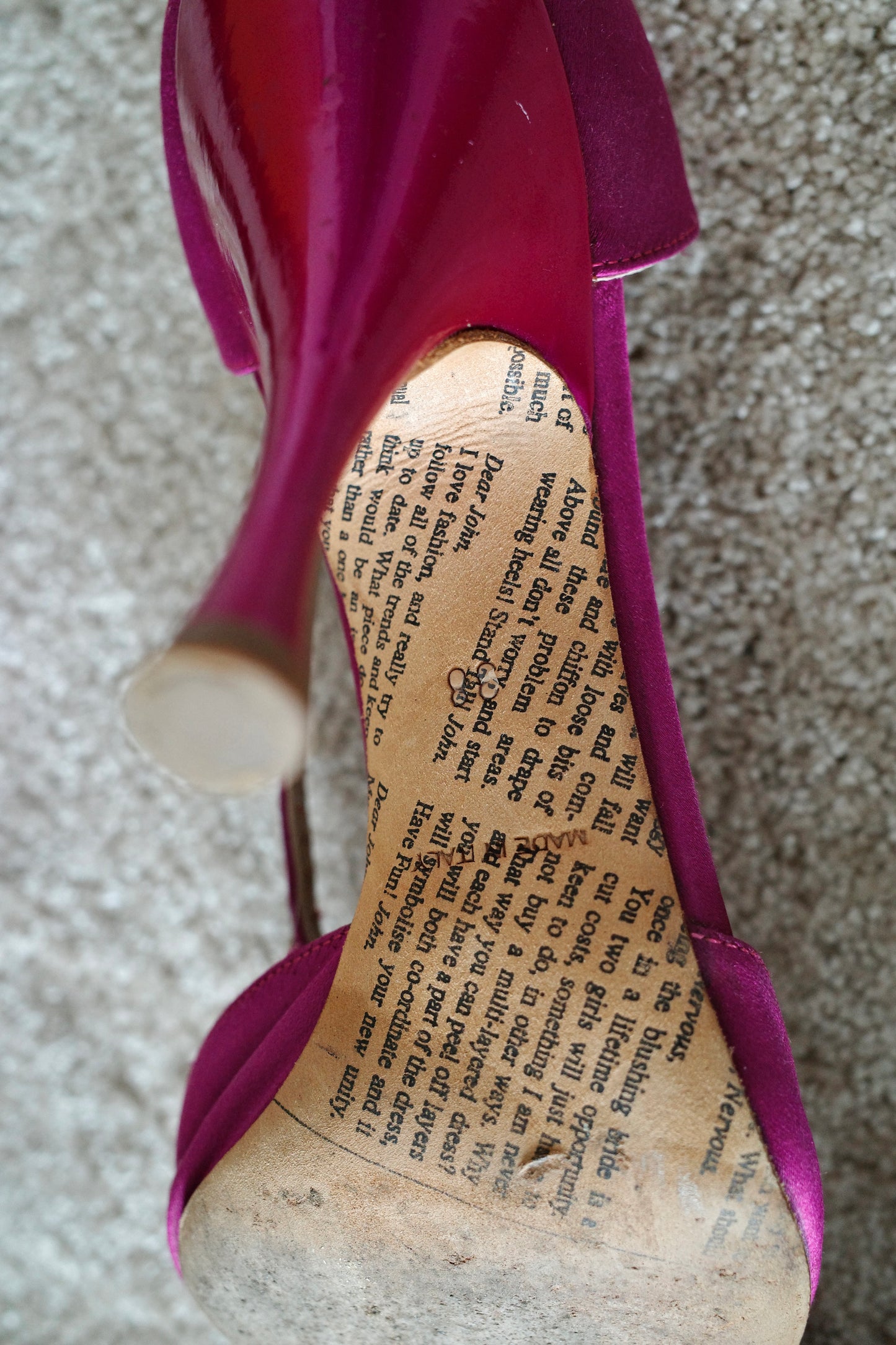 GALLIANO SATIN PUMPS