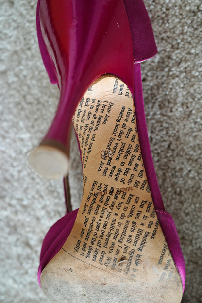 GALLIANO SATIN PUMPS