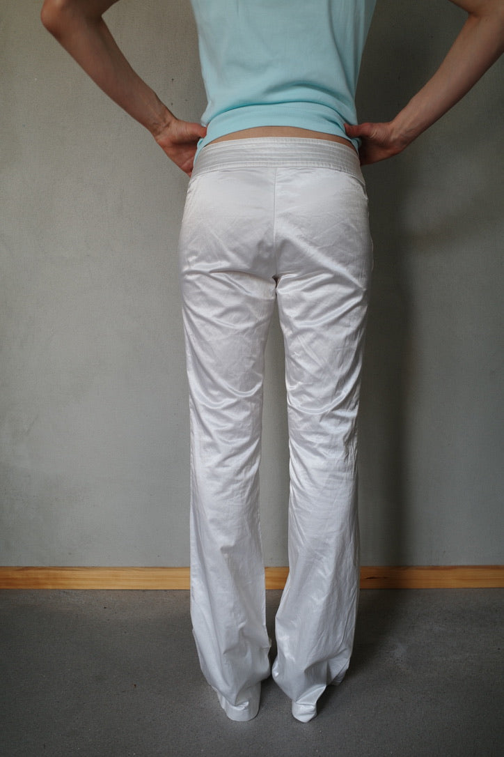 EARLY 00s SILKY FLARED PANTS