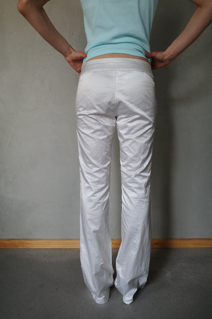 EARLY 00s SILKY FLARED PANTS