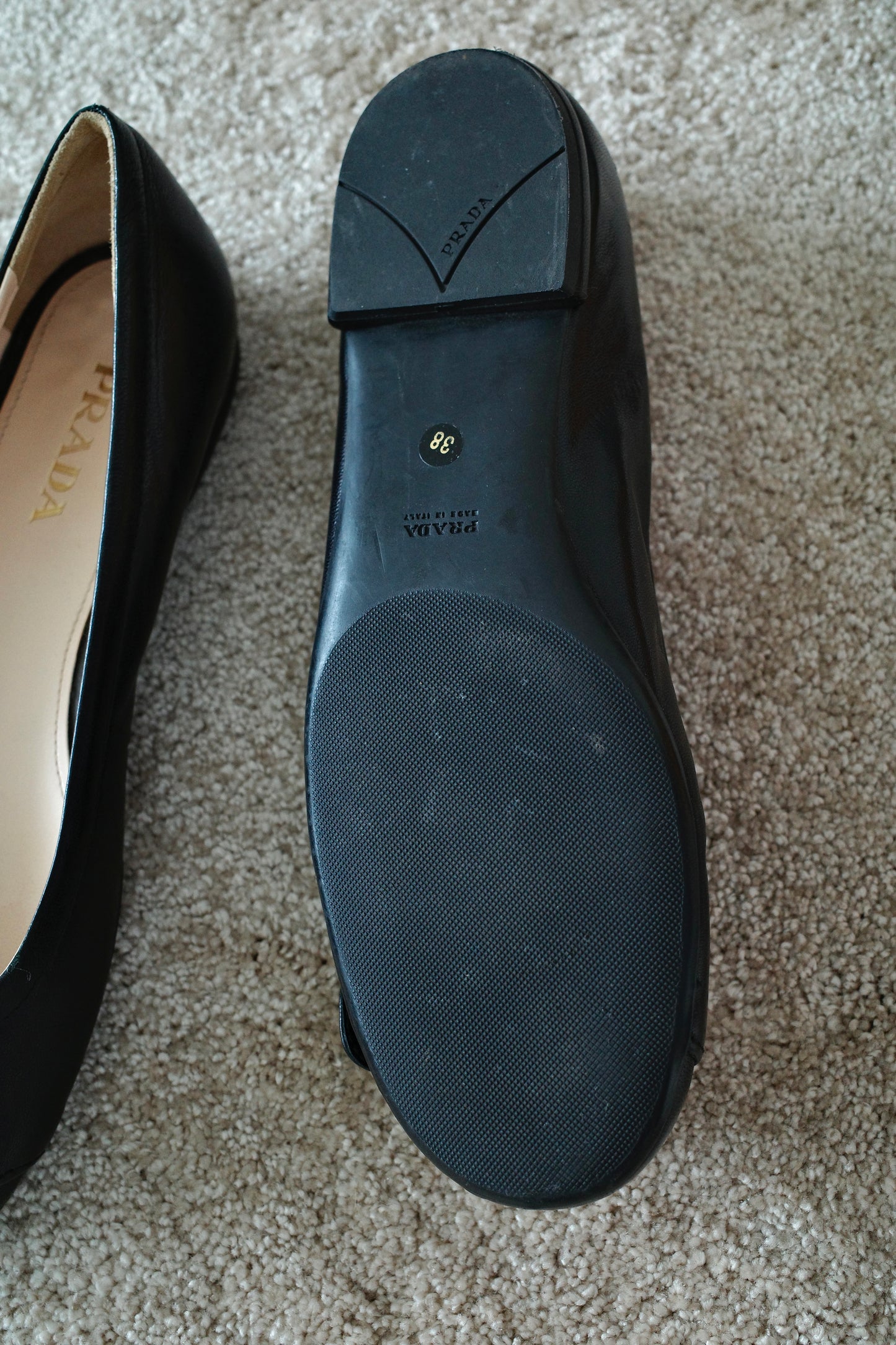 Prada Buckle Flats