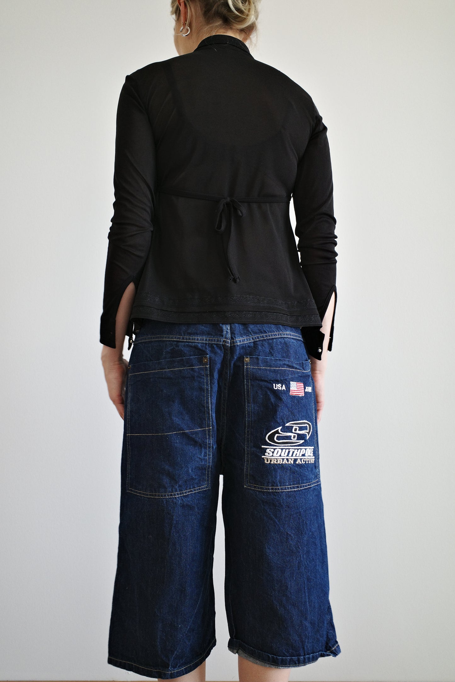 Southpole Baggy Jorts, navy