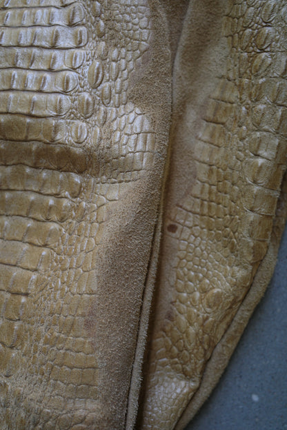 VINTAGE CROCO HOBO BAG
