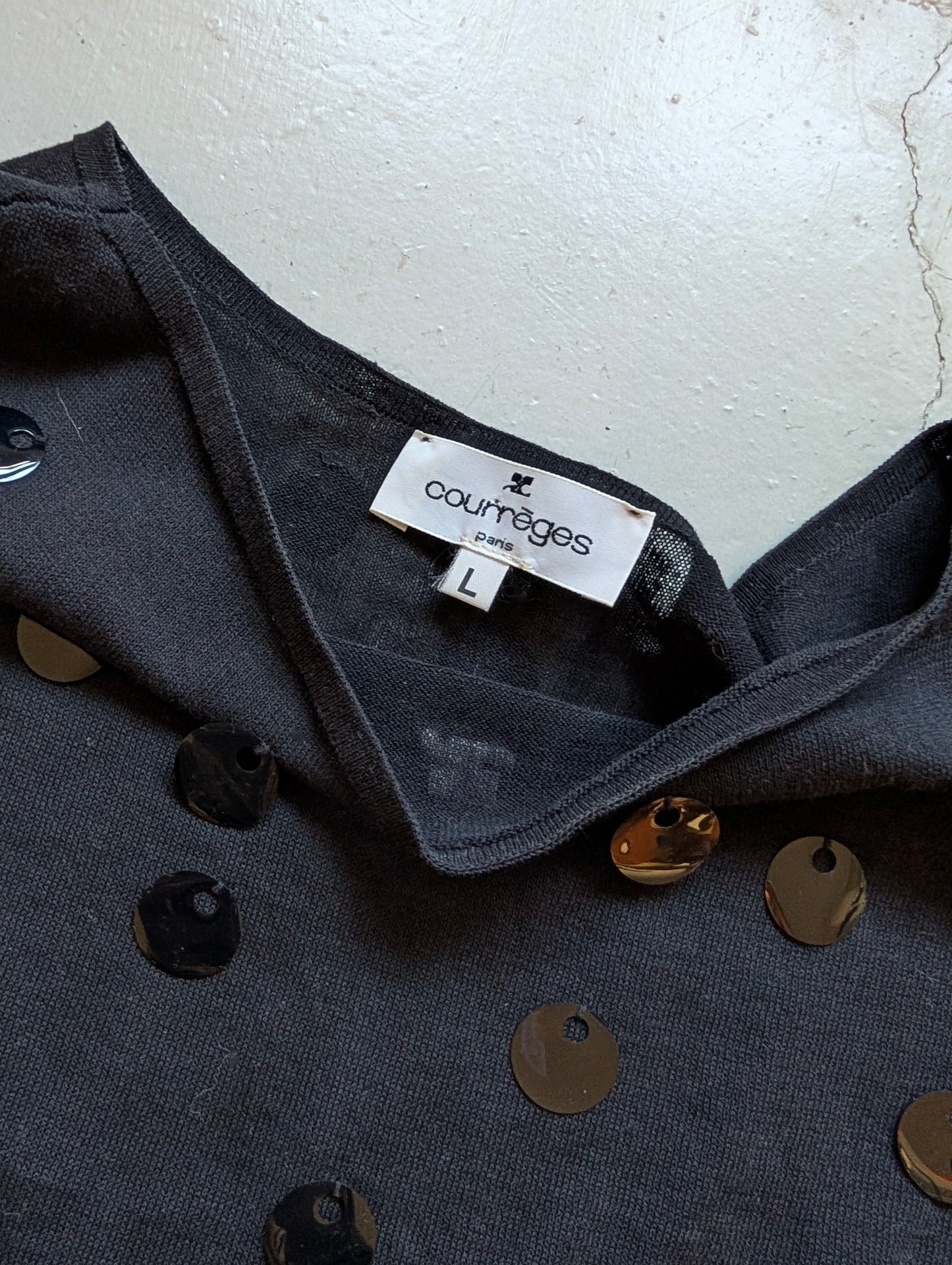 COURRÈGES SEQUIN TOP