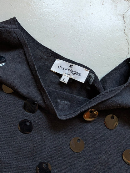 COURRÈGES SEQUIN TOP