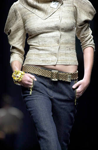 CHLOÉ S/S 2001 DENIM PANTS BY STELLA MCCARTNEY