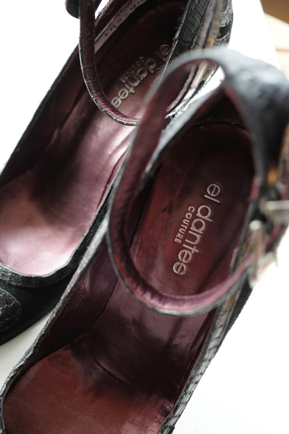 EL DANTES CROC SCULPTURAL WEDGES