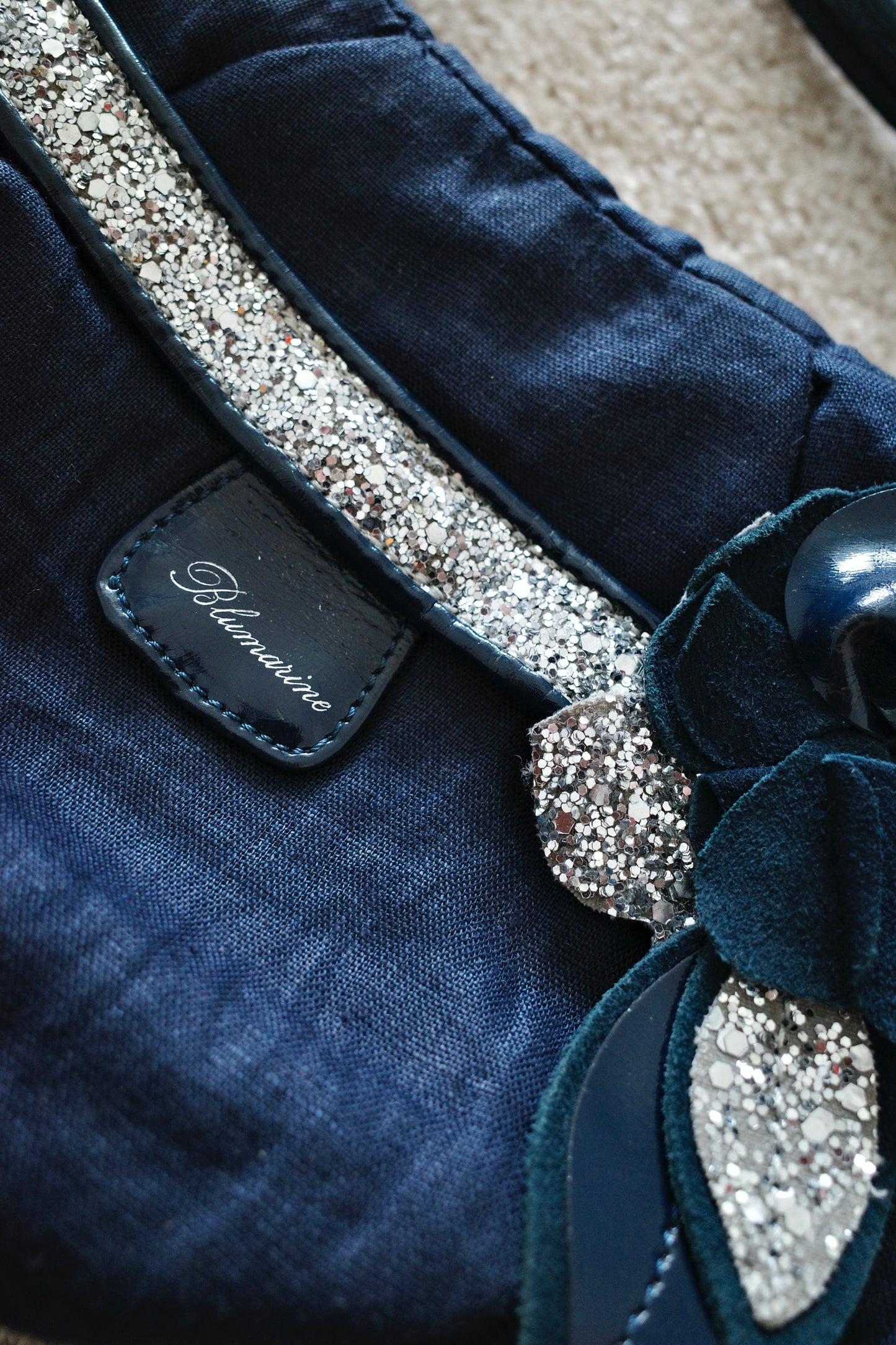 BLUMARINE DENIM HANDBAG