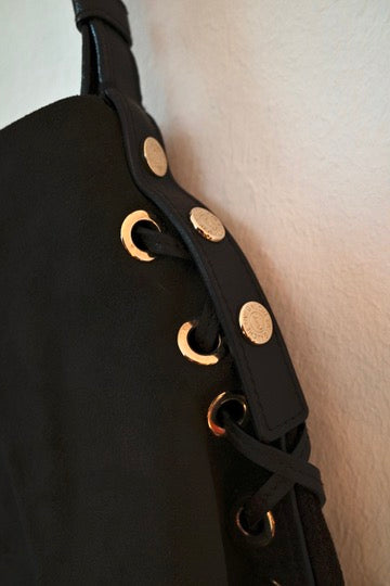 YSL MOMBASA 2002 SUEDE BAG