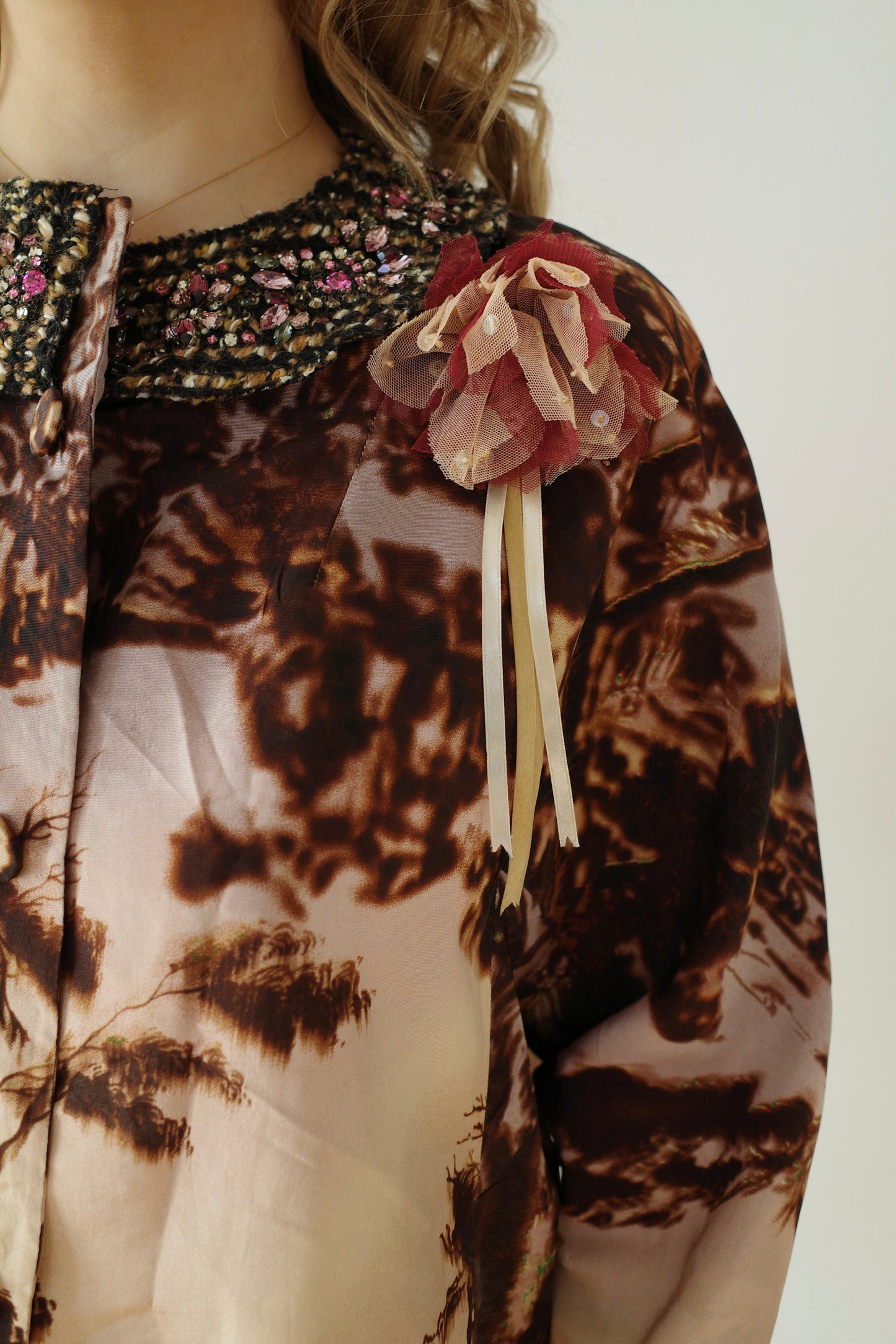 PRADA F/W 2004 SILK BLAZER COAT