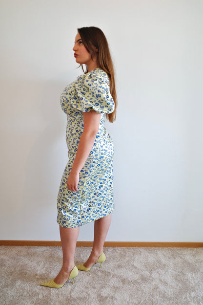 ROTATE JACQUARD DRESS