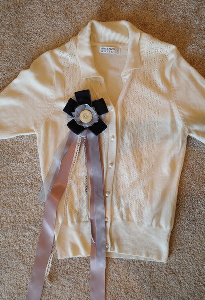 WILSON & WINONA BOW BROOCH