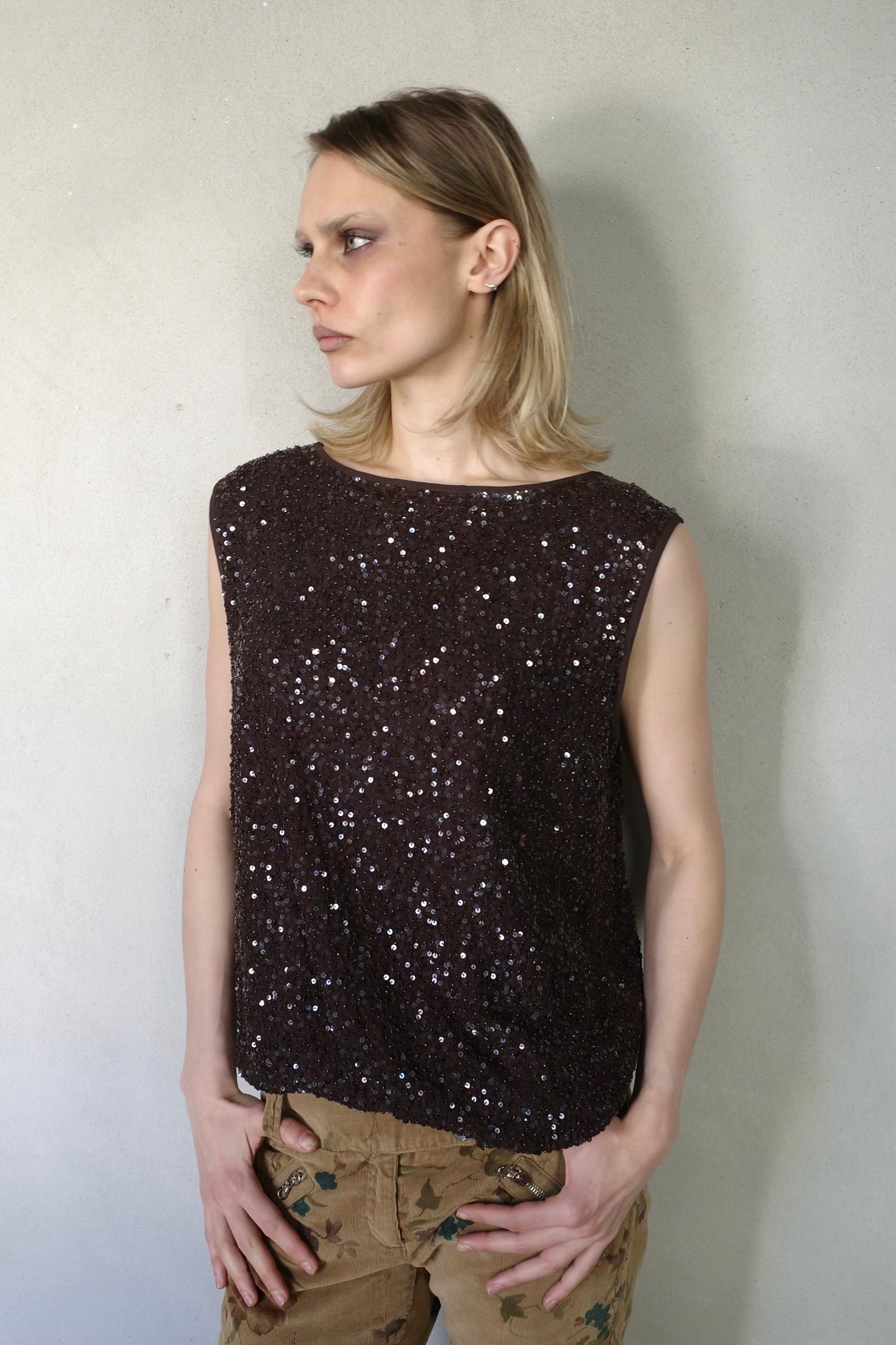 90s SEQUIN TANKTOP