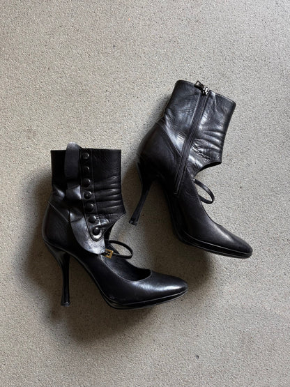 PRADA S/S 2008 "FAIRY" HEEL BOOTS