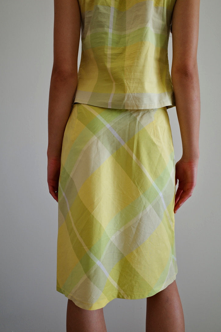 KOOKAÏ CHECKERED SKIRT (1/2)