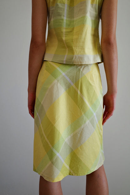 KOOKAÏ CHECKERED SKIRT (1/2)