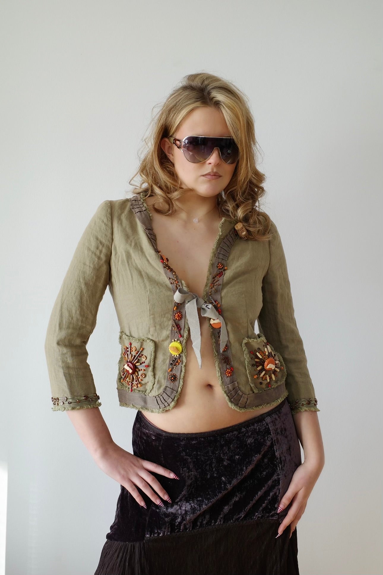 MOSCHINO S/S 2007 LINEN BLAZER