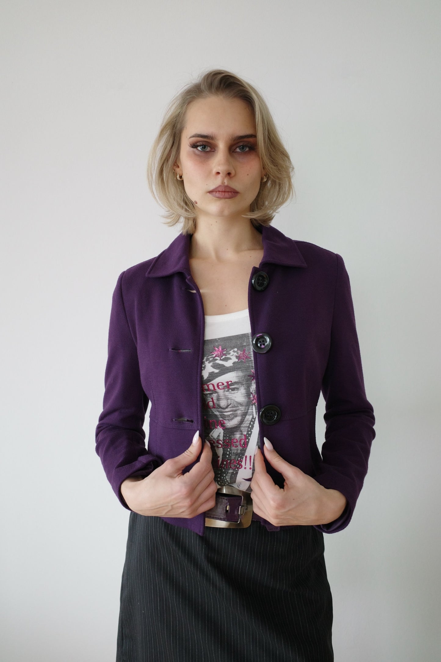 VINTAGE BUTTONED BLAZER