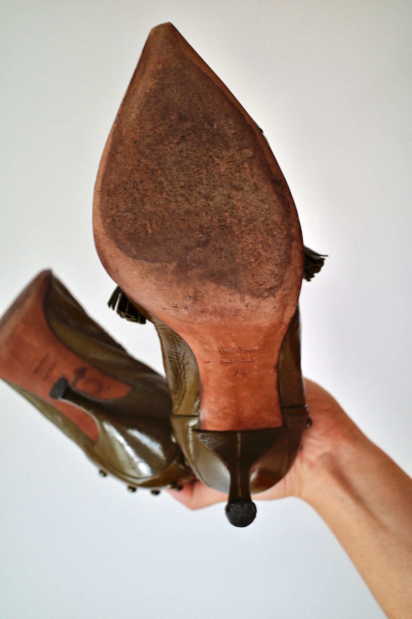 Studded Kitten Heels