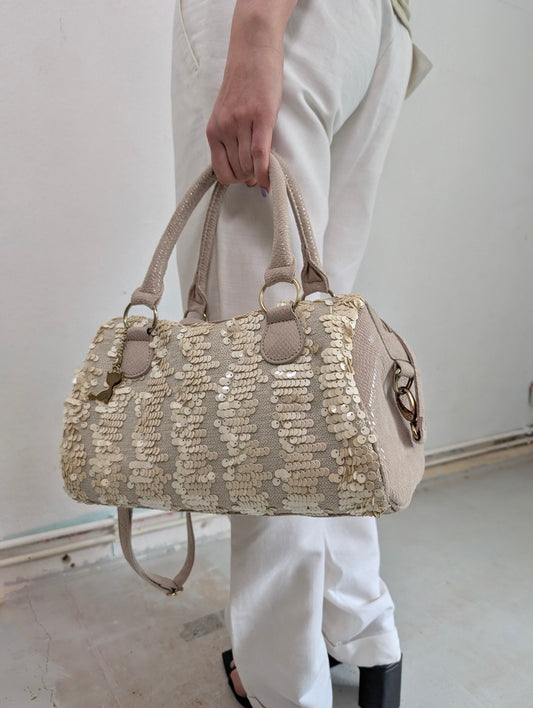 Sequin Bowling Bag