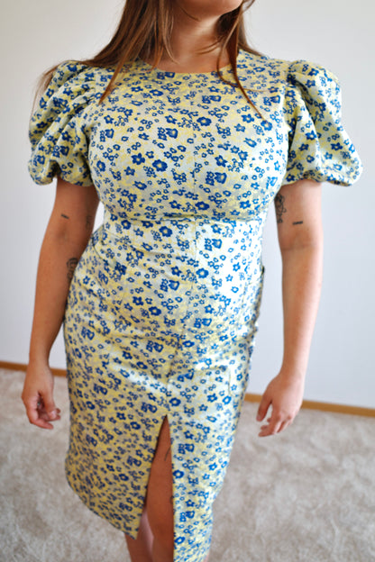 ROTATE JACQUARD DRESS