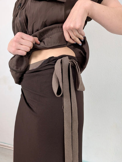 Jean Paul Gaultier Organza Wrap-Skirt