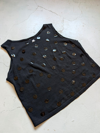 COURRÈGES SEQUIN TOP