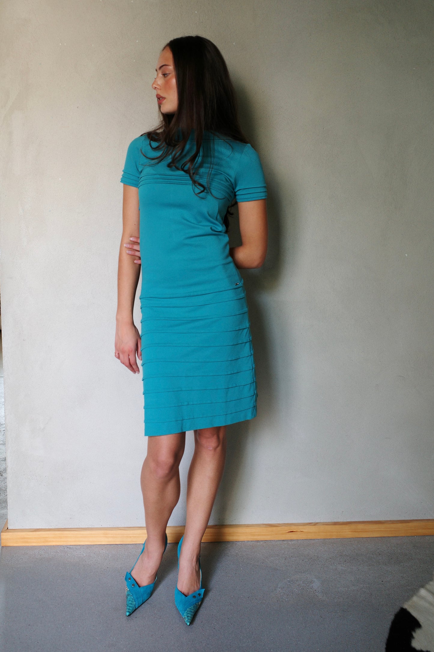 VINTAGE CHRISTINAEFFE SPACE AGE DRESS