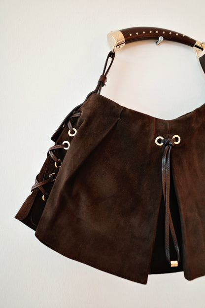 YSL MOMBASA 2002 SUEDE BAG