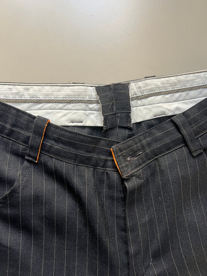 VINTAGE PINSTRIPE SUIT PANTS