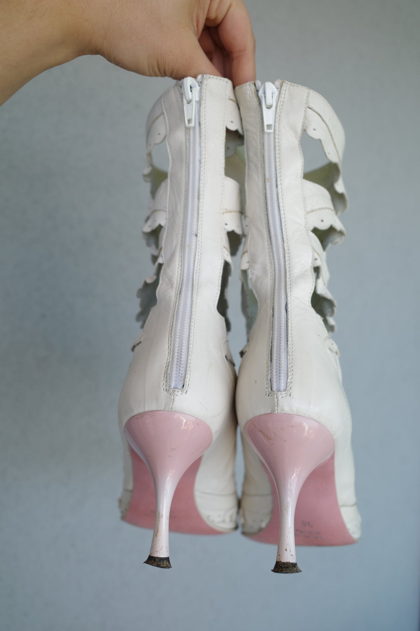 VICTORIAN BOW CUT OUT BOOTS