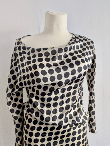 Silk Polka Dot Dress