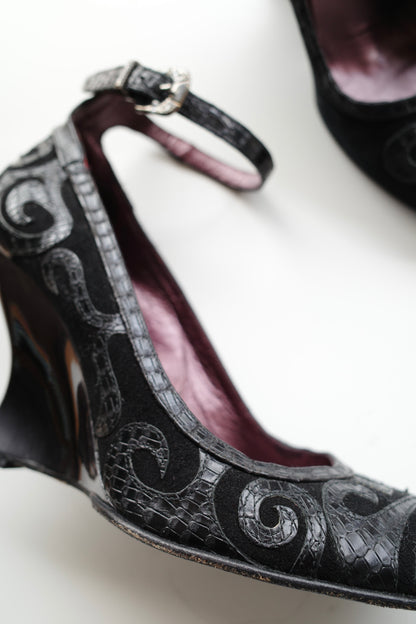EL DANTES CROC SCULPTURAL WEDGES