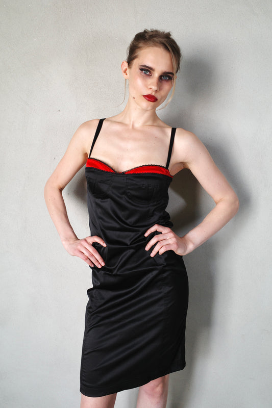 PEEKABO BRA COCKTAIL DRESS