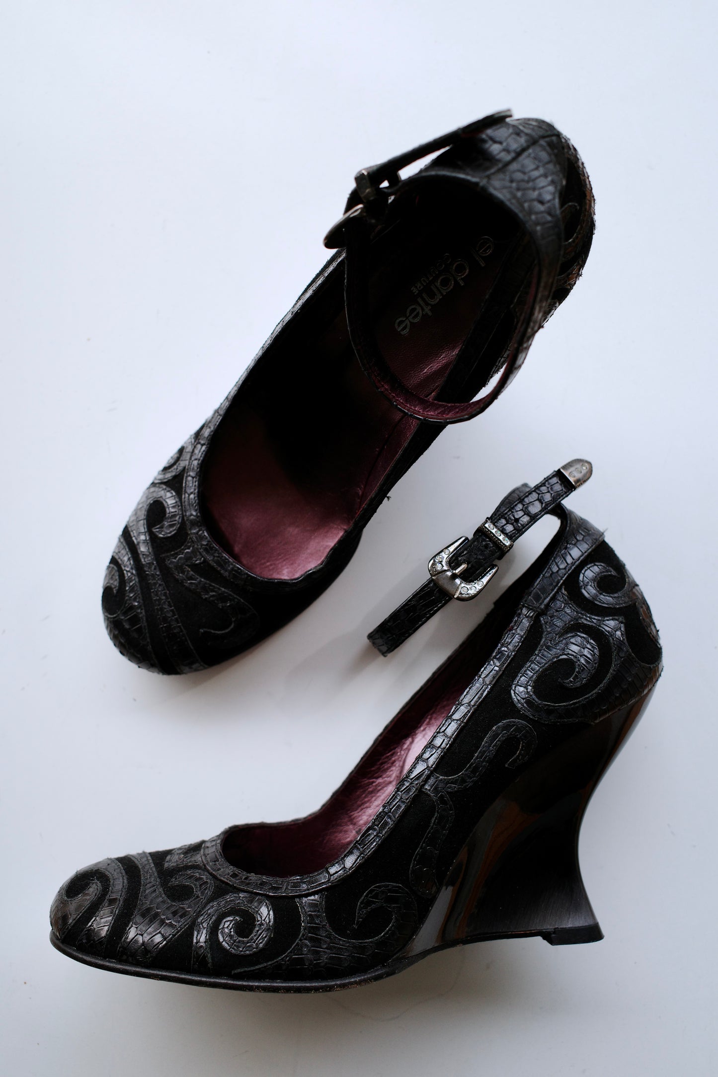 EL DANTES CROC SCULPTURAL WEDGES
