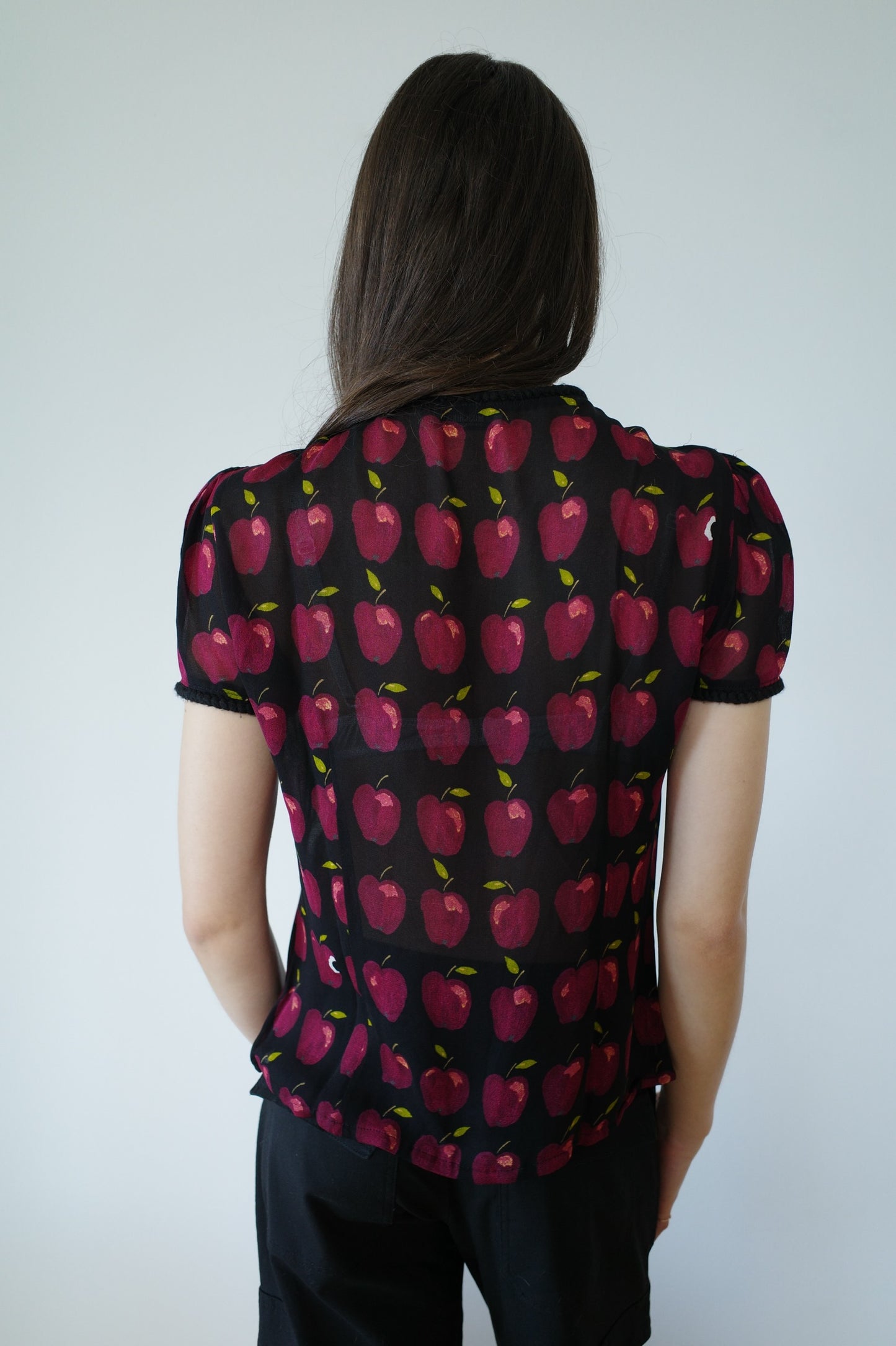 MOSCHINO F/W 2002 APPLE BLOUSE