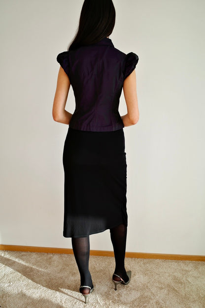 ASYMMETRICAL BUCKLE SKIRT