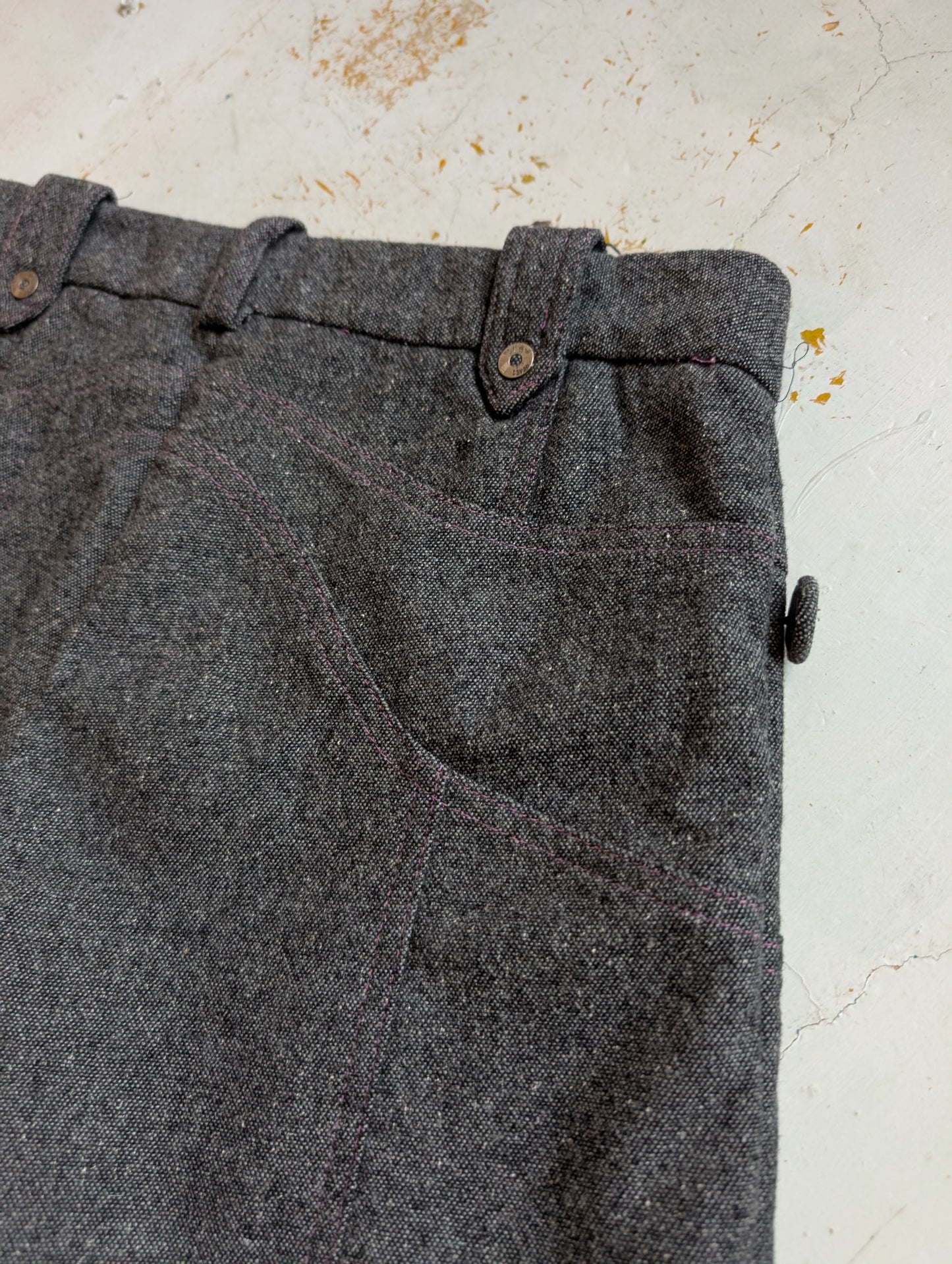 Roberto Cavalli Wool Pants
