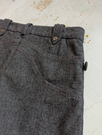 ROBERTO CAVALLI WOOL PANTS