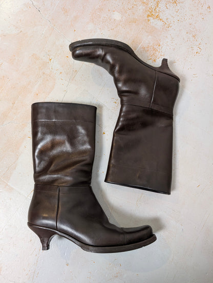 Prada Leather Boots