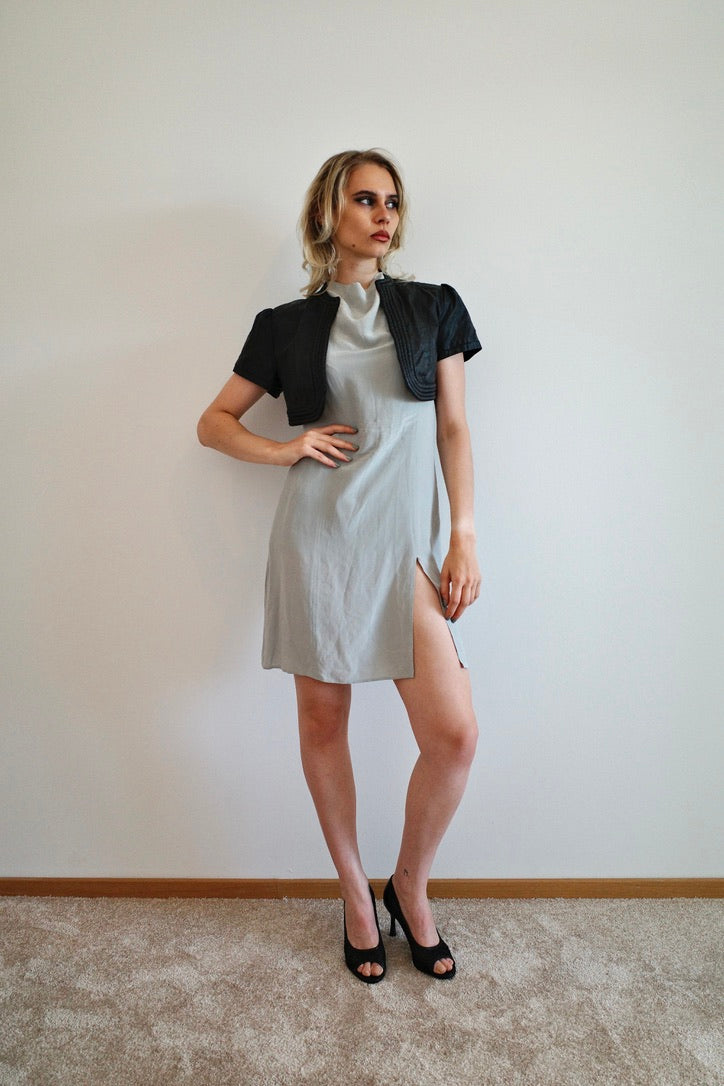 VINTAGE LEATHER BOLERO