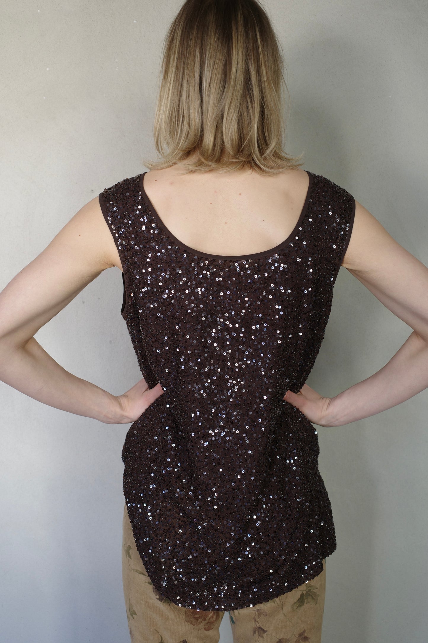 90s SEQUIN TANKTOP