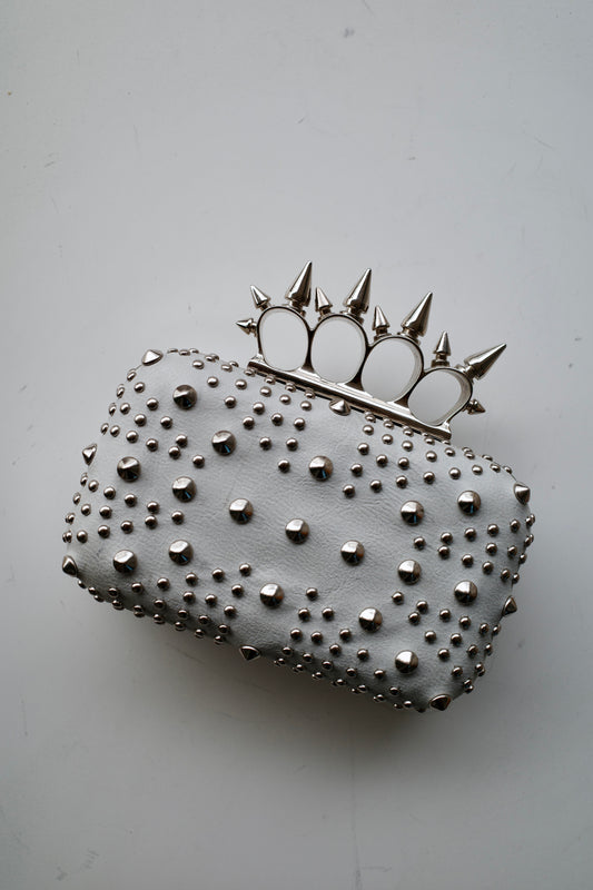 STUDDED "MCQUEEN" DUPE CLUTCH