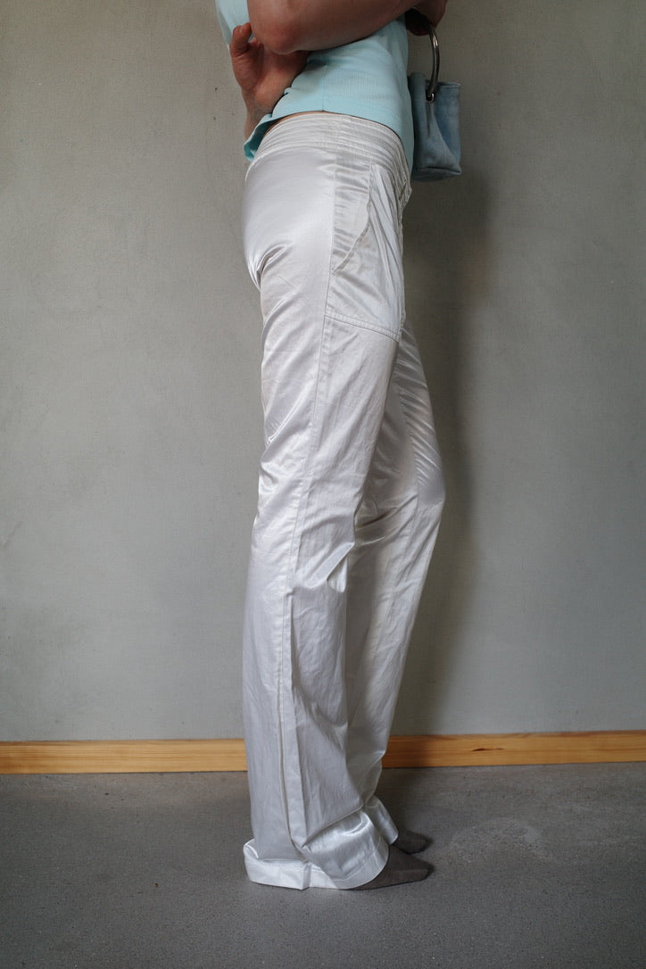 EARLY 00s SILKY FLARED PANTS