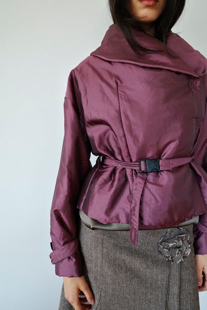 BELTED PUFFER JACKET