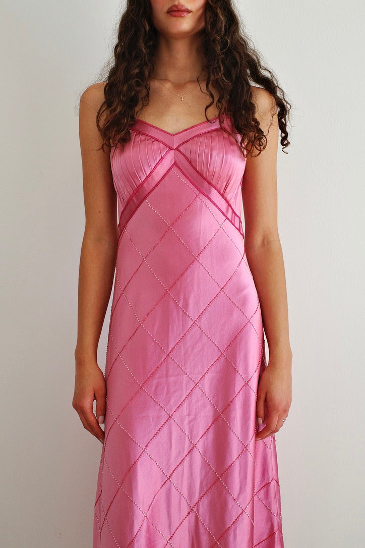 PATTY SHELABARGER SILK DRESS