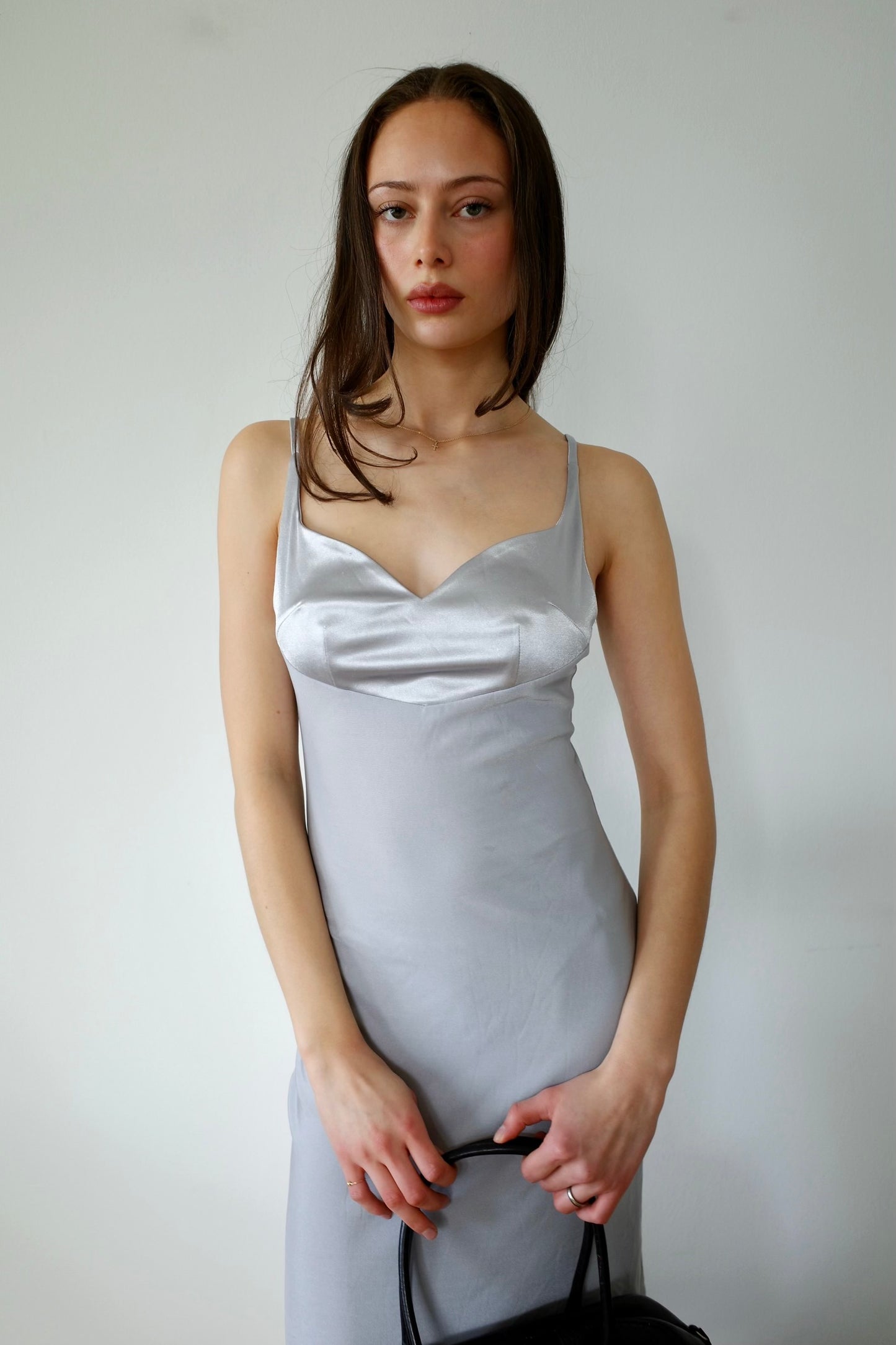 90s SILKY CAMISOLE DRESS
